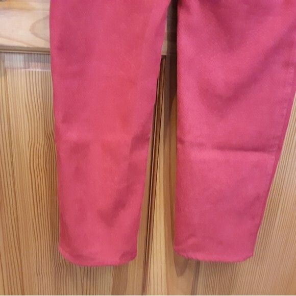 Cache Red Snakeskin Pants Ultra High Rise 8 - Picture 8 of 12